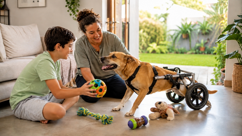 brincadeiras para cães especiais